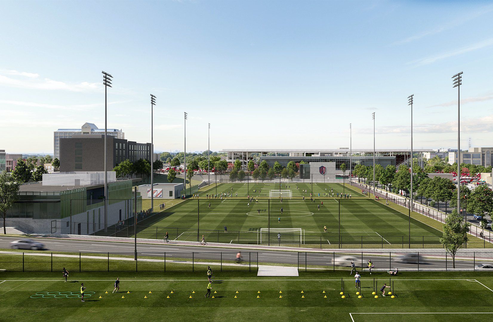 St. Louis City SC playing fields